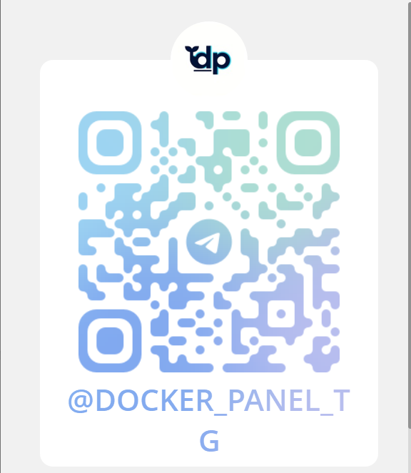 Docker-Panel Telegram 频道二维码